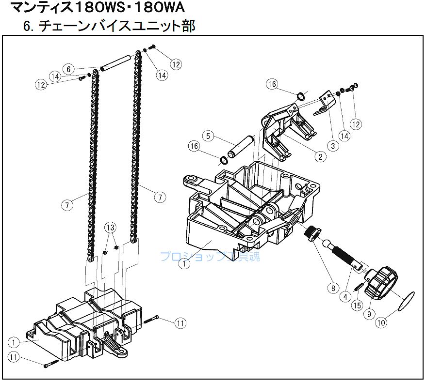 REX　レッキス工業　バンドソー・チェーンバイス　マンティス　180A