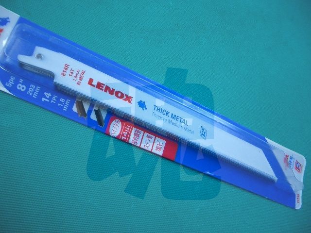 ファッション通販  セーバーソー替刃 ＬＥＮＯＸ社 ＬＥＮＯＸ バイメタルセ−バ−ソ−ブレ−ド１５０ｍｍＸ２４山 ５枚 ６２４Ｒ LXJP624R  1Ｐｋ